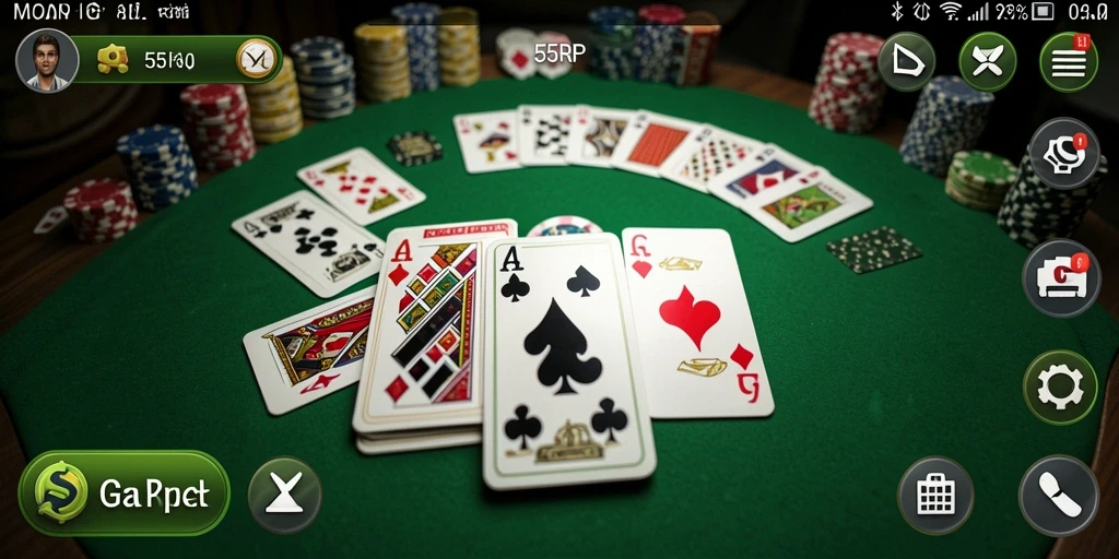 Screenshot gameplay Gaple yang seru dan interaktif.