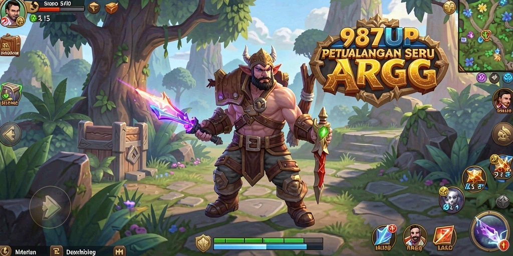 Gameplay seru dari 987UP dengan pertempuran mendebarkan.