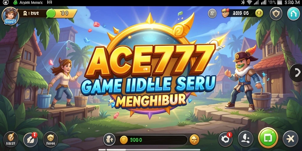 Screenshot utama ACE777 menampilkan gameplay Idle yang menarik dan menyenangkan.