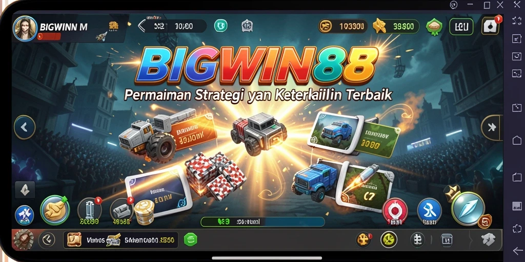Tampilan aksi seru gameplay SLG BIGWIN88 yang mendebarkan.
