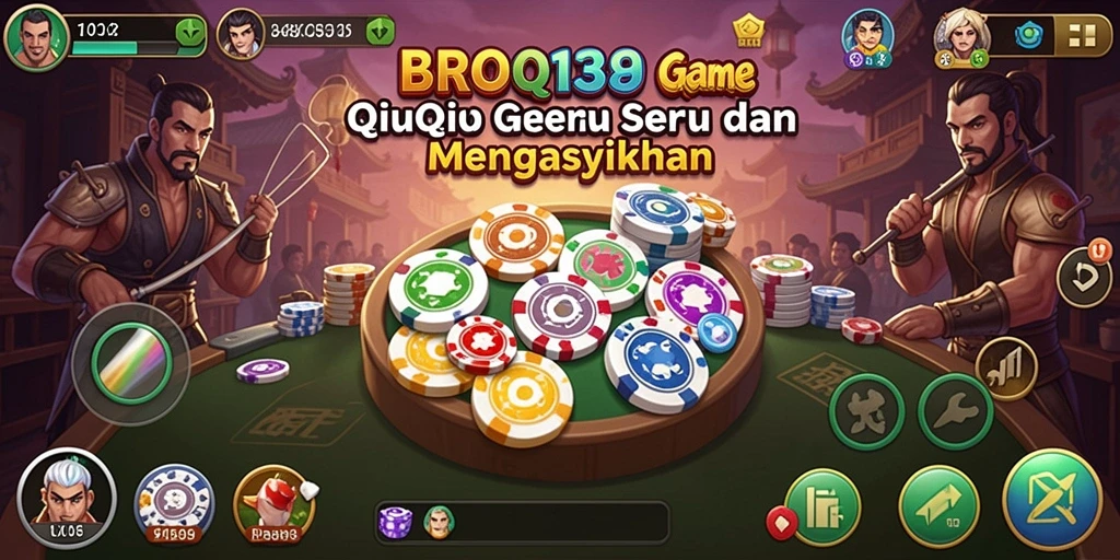 Screenshot utama BRO138 menampilkan gameplay menarik dari QiuQiu.