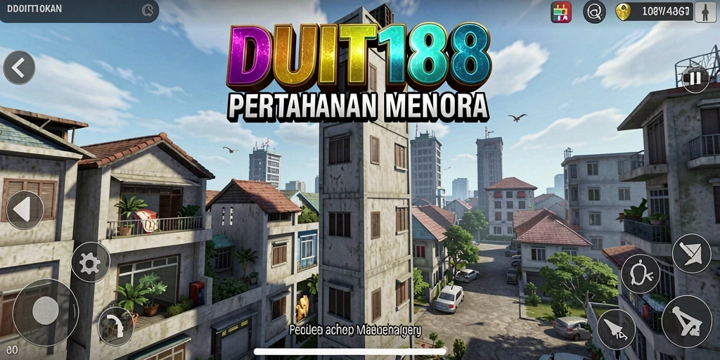 Tampilan gameplay seru dari DUIT188 Tower Defense.