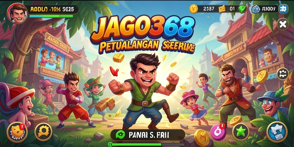 Tampilan gameplay seru JAGO368 dengan aksi cepat dan tantangan menarik.