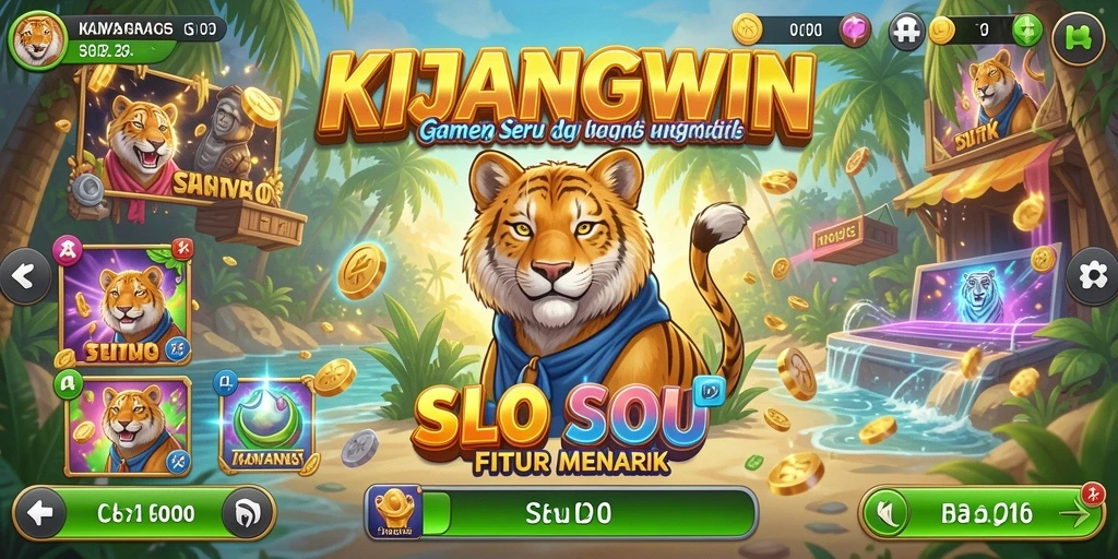 Tampilan gameplay KIJANGWIN yang memukau dan menarik.
