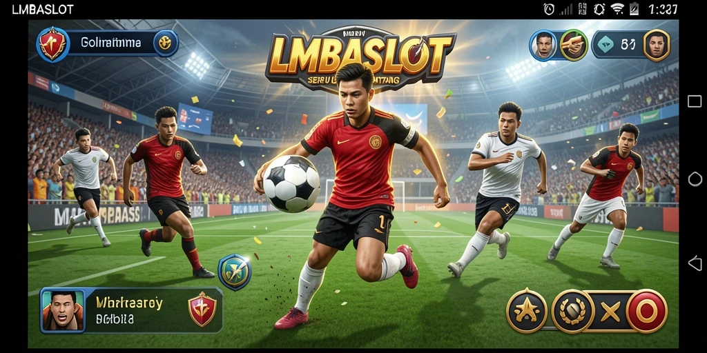 Menampilkan aksi menarik dari gameplay olahraga LMBASLOT.
