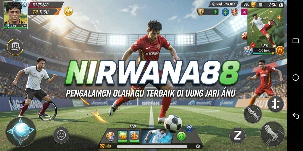 Tampilan gameplay seru dari NIRWANA88 yang menampilkan aksi olahraga.