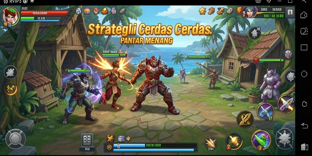 Gameplay menarik RVIP3 dalam aksi strategi yang mendebarkan.