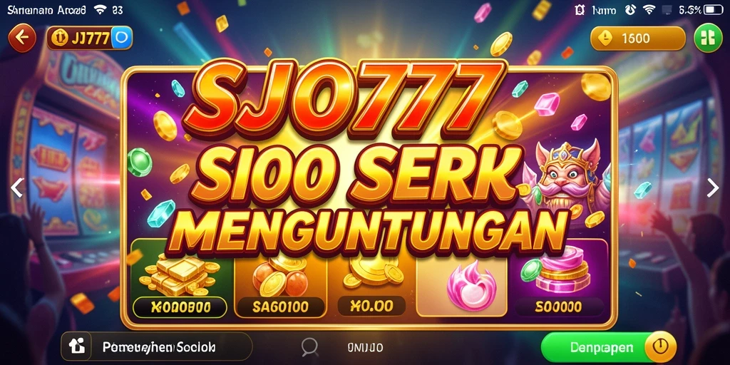 Tampilan gameplay Slot SJO777 yang menarik dan seru.