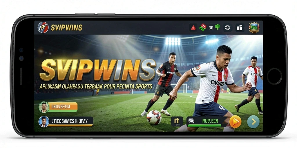 Tampilan antarmuka yang dinamis dalam gameplay Sports.