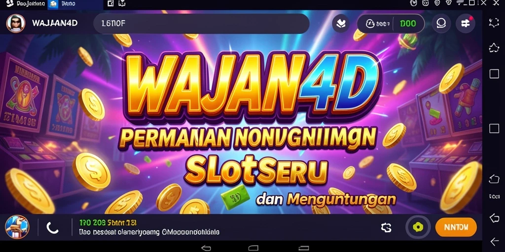 Tampilan menarik dari gameplay WAJAN4D slot yang seru.
